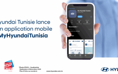 Pour mieux vous servir, Hyundai Tunisie lance son application mobile : « MyHyundaiTunisia ».